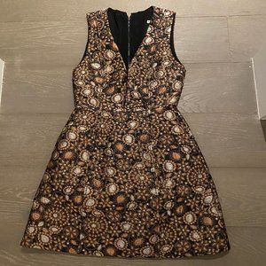 Alice + Olivia Brocade Dress Size 4